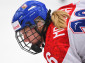 Kateřina Mrázová v akci během MS v Dánsku | Foto: IIHF